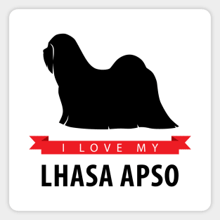 I Love My Lhasa Apso Magnet